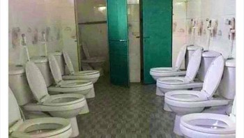 Sekalian aja taruh meja di tengahnya. Foto: (Bored Panda).