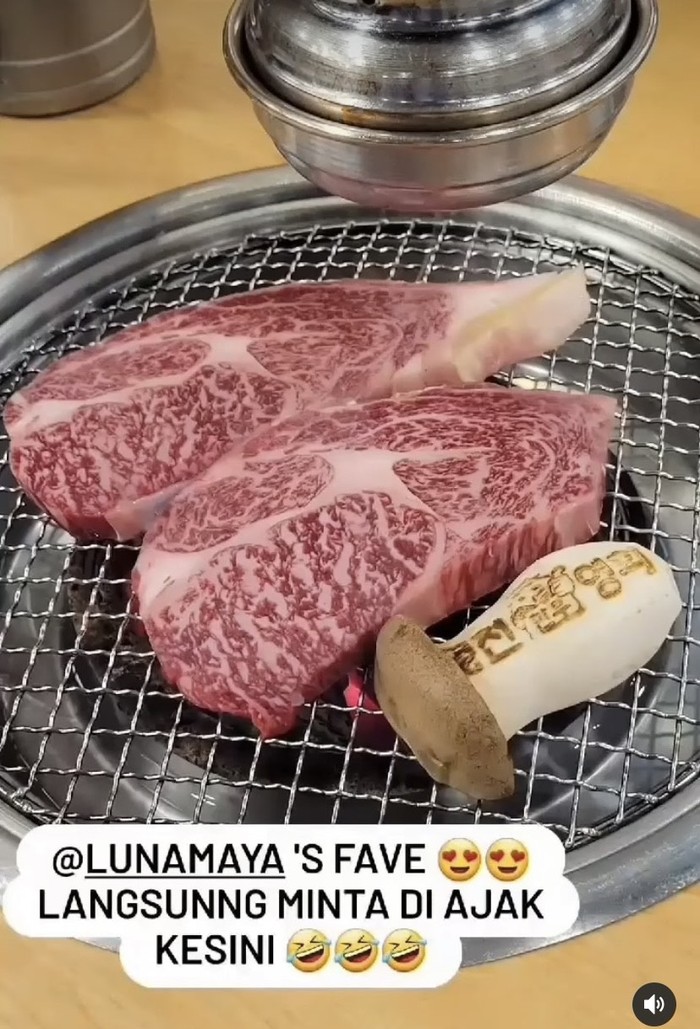 Galeri Luna dan Siwon Luna Maya Ditraktir Makan Siwon Choi, Menunya Mewah!