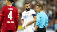 Kontroversi Wasit Anulir Gol Karim Benzema ke Gawang Liverpool