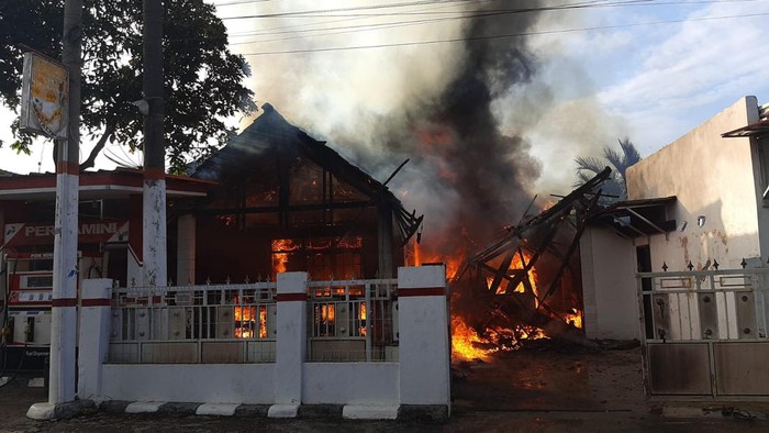 Kebakaran rumah di Tanjungsari, Bogor (dok.istimewa)