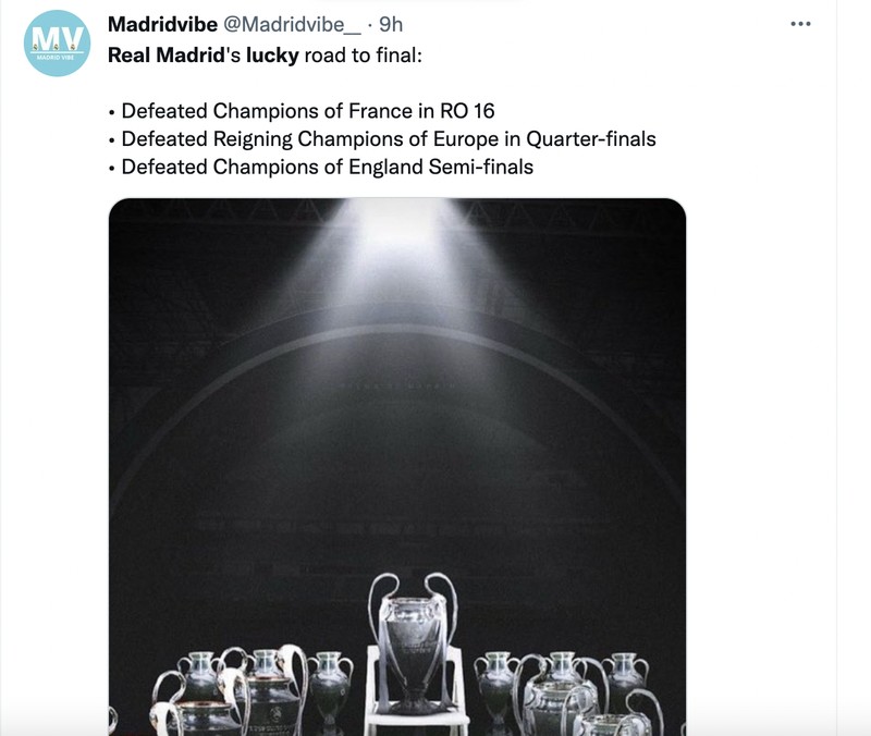 Meme real madrid beruntung