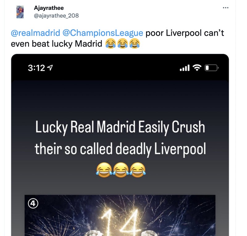 Meme real madrid beruntung