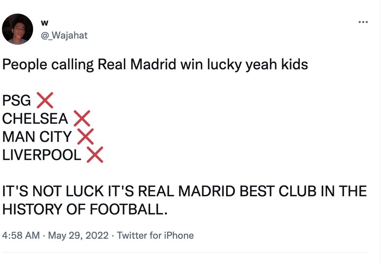 Meme real madrid beruntung