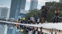CFD Jakarta digelar setiap Minggu mulai pukul 06.00 WIB sampai pukul 10.00 WIB.