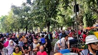 Pengunjung CFD Solo Lari Ketakutan Gegara Kabar Menara Masjid Goyang