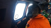 Proses pencarian korban tenggelamnya KM Ladang Pertiwi masih terus dilakukan. ANTARA FOTO/BASARNAS/ABHE.