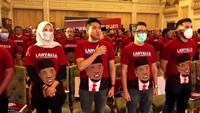 Kegiatan ini langsung dipimpin oleh Arderio hukom Selaku koordinator Jawa Timur serta dihadiri oleh Ribuan peserta yang merupakan loyalis dari LaNyalla Mattalitti, dan relawan pada pemilihan legislatif 2019 lalu.  Acara ini juga menghadirkan perwakilan relawan dari Kabupaten/kota se Jawa timur. 