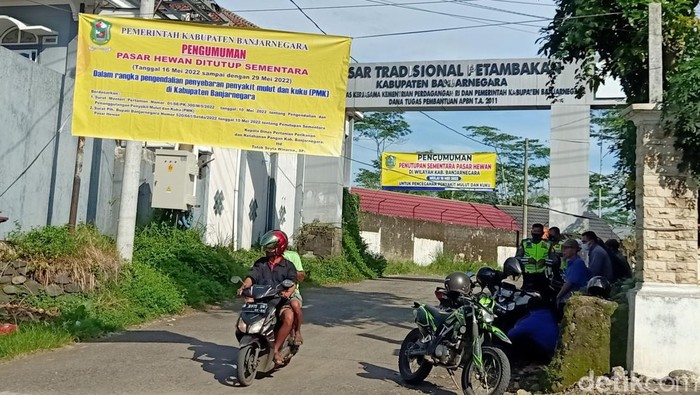 Informasi penutupan Pasar Sapi di Banjarnegara hingga 5 Juni 2022
