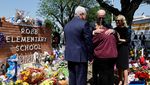 Ini yang Dilakukan Biden Saat Kunjungi Lokasi Penembakan SD di Texas