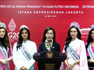 Momen Jokowi Bertemu Miss Universe di Istana Merdeka