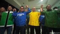 Dewan Perwakilan Daerah (DPW) Partai Amanat Nasional (PAN) bersama Dewan Perwakilan Daerah (DPP) Partai Golkar, dan DPW Partai Persatuan Pembangunan (PPP) berkumpul membahas penebalan berbagai keputusan para Ketua Umum yang sebelumnya telah mengadakan pertemuan terkait Koalisi Indonesia Bersatu (KIB).