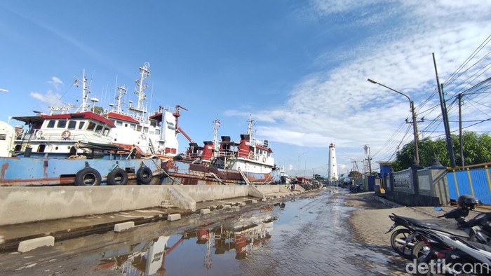 Kondisi Pelabuhan Tanjung Emas Semarang, Senin (30/5/2022).