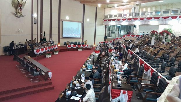 Sidang Paripurna DPRD Medan.