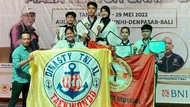 Tim Taekwondo Dinasty TNI AL Denpasar Juara Umum Piala Rektor UNHI
