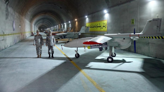 Iran diketahui memiliki pangkalan drone bawah tanah rahasia. Seperti apa penampakannya? Lihat yuk.