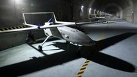 Dalam foto yang diperoleh pada Sabtu (28/5/2022), terlihat sebuah drone berada di pangkalan bawah tanah Rahasia Iran.