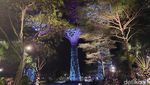Pesona Gardens by the Bay Saat Malam Hari