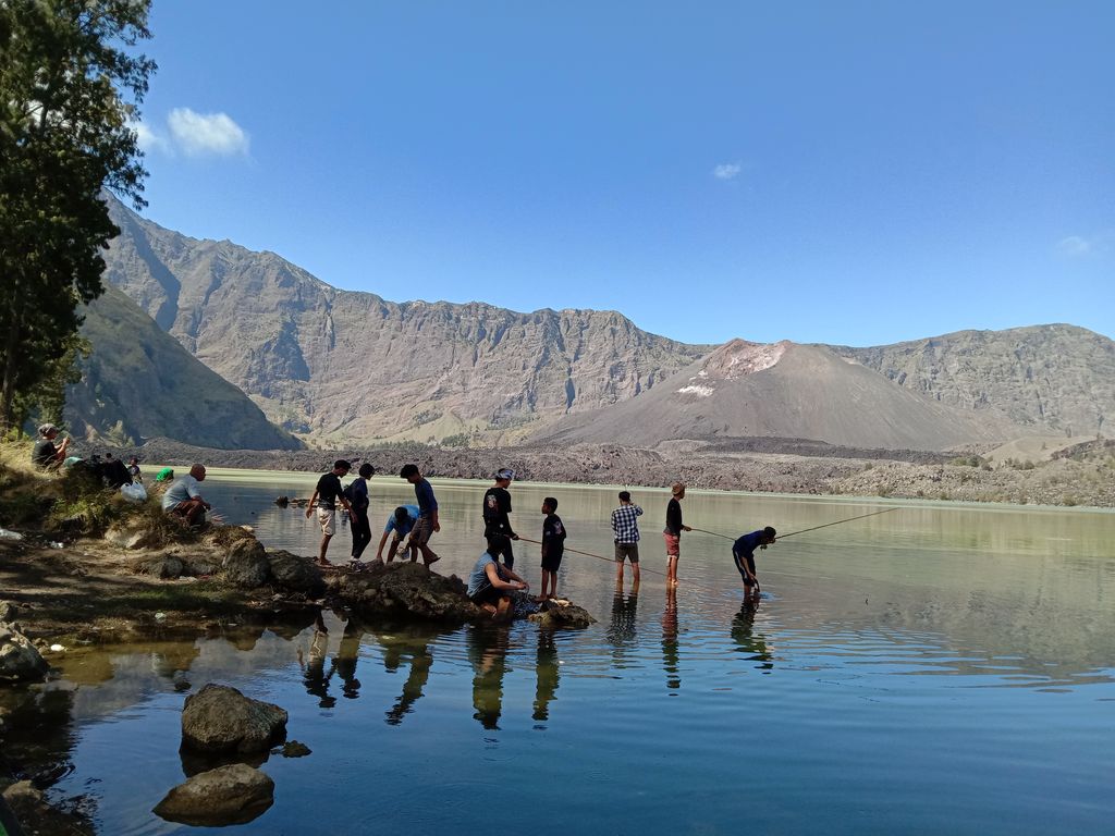 Gunung Rinjani Lombok NTB.