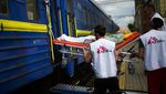 Lihat, Kereta di Ukraina Kini Jadi Ambulans Angkut Korban Perang