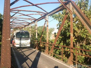 Masih Eksis, Jembatan Karangsambung Peninggalan Belanda di Bae Kudus