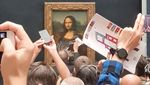 Penampakan Lukisan Mona Lisa yang Viral Gegara Dilempari Kue