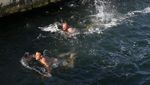 Santai Sejenak di Tengah Perang Ukraina, Mancing-Renang di Laut Hitam