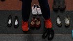 Ratusan Sepatu Tandai Hari Tanpa Tembakau Sedunia di Filipina