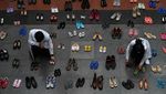 Ratusan Sepatu Tandai Hari Tanpa Tembakau Sedunia di Filipina
