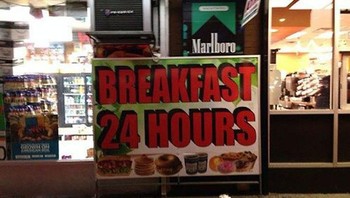 Siapa nih yang sarapannya 24 jam? Dok. Brightside