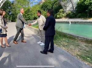 Ridwan Kamil Dikunjungi Wali Kota Bern di Tengah Pencarian Eril
