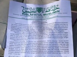Khilafatul Muslimin Terlacak di Sukabumi, MUI: Mereka Sembunyi-sembunyi