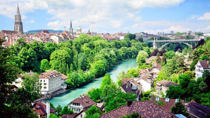 Sungai Aare, Bern, Swiss