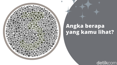 Tes Buta Warna, Berapa Angka yang Terlihat di Lingkaran?