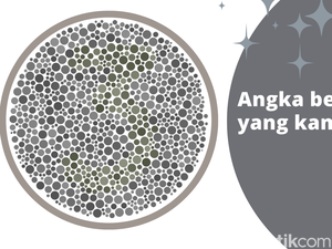 Tes Buta Warna, Berapa Angka yang Terlihat di Lingkaran?