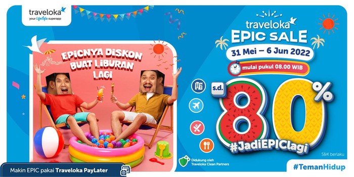Tips Dapatkan Diskon Besar saat Traveloka Epic Sale
