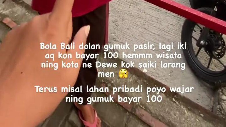 Viral ke Gumuk Pasir Parangtritis, Bantul ditarik Rp 100 ribu Viral ke Gumuk Pasir Parangtritis, Bantul ditarik Rp 100 ribu
