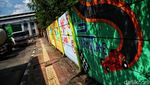 Warna-warni Mural Formula E Hiasi Dinding Kota di Jakarta Utara