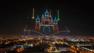 Sumpah! Atraksi Drone di China Keren Banget