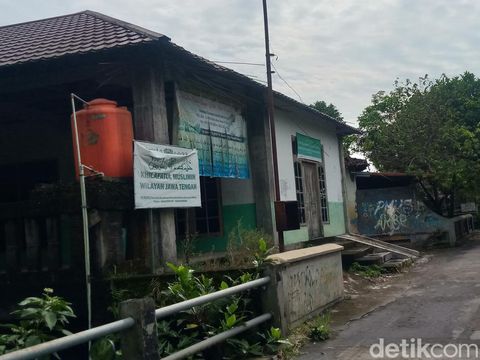 Kantor Khilafatul Muslimin Jawa Tengah di wilayah Desa Belangwetan, Kecamatan Klaten Utara, Klaten, Rabu (1/6/2022).