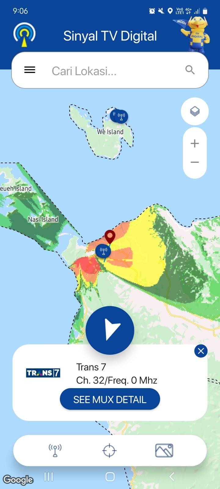 Aplikasi Sinyal TV Digital