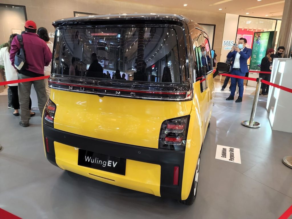 Mobil listrik Wuling/wuling EV yang akan diproduksi di Indonesia.