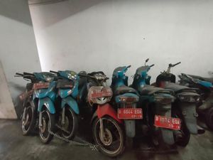 Potret Puluhan Motor Dinas Pemkot Depok Terbengkalai dan Berdebu
