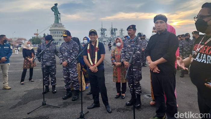 Pemberangkatan Laskar Rempah dari Koarmada II Surabaya