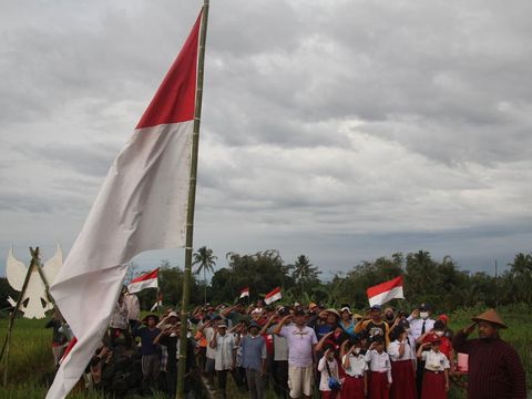 Peringatan Hari Lahir Pancasila 1 Juni 2022 di Padukuhan Wonorejo-Ponggol, Hargobinangun, Pakem, Sleman, DIY.