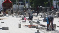 Jalur Pedestrian tersebut direvitalisasi yang nantinya akan menjadi plaza pedestrian yang lebar sebagai bentuk penataan kawasan Kota Tua yang rendah emisi dan destinasi pariwisata bersejarah.