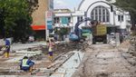 Revitalisasi Trotoar Kota Tua Terus Digeber