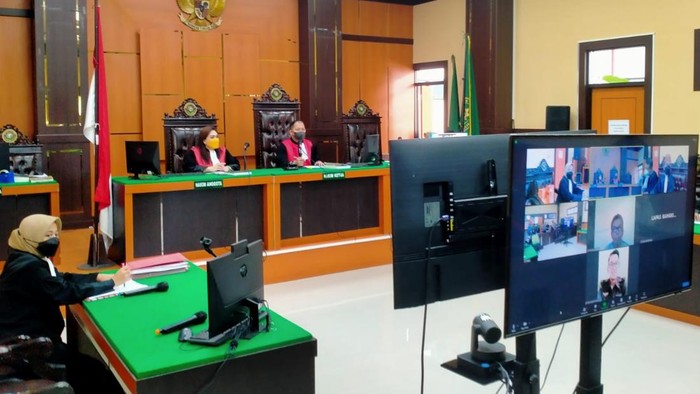 Suasana persidangan. Raja Adil Siregar/detikSumut.