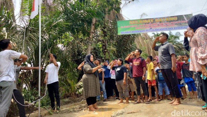 Upacara Hari Lahir Pancasila di Asahan, Sumut.