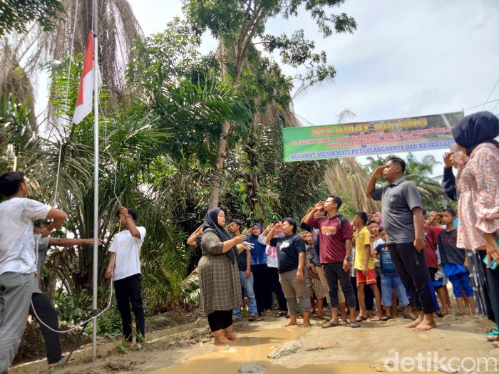 Upacara Hari Lahir Pancasila di Asahan, Sumut.