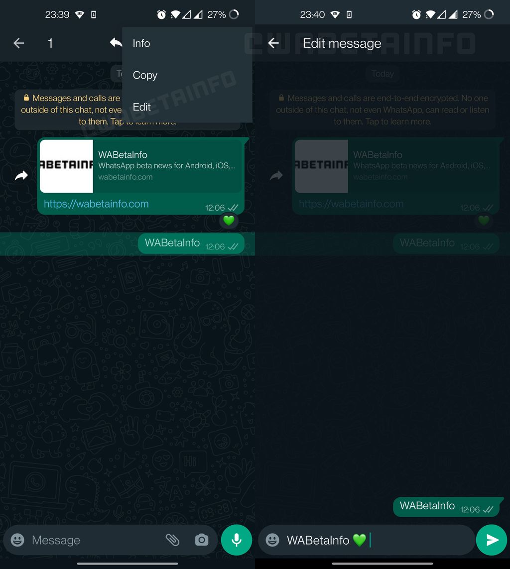 WhatsApp kembangkan fitur edit pesan